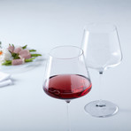 Puccini Burgundy Glasses // 730 ML // Set Of 6