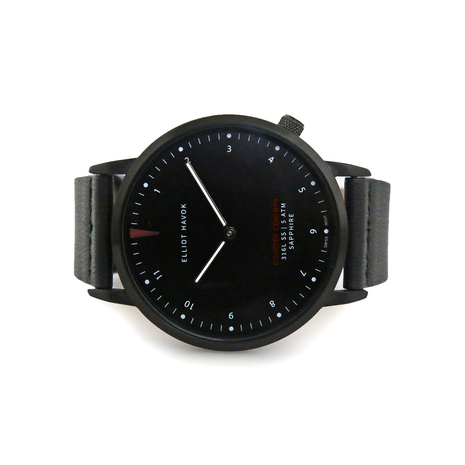Havok Quarter Century Quartz // Black - HAVOK Timepieces - Touch of Modern