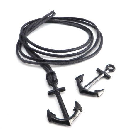 Anchor Bracelet // Black