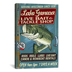 Vintage Tackle Shop Series: Lake Geneva, Wisconsin (18"W x 26"H x 0.75"D)