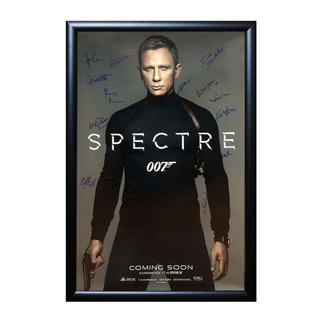 Spectre Signed Movie Poster 2