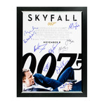 Skyfall Signed Movie Poster