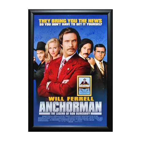 Anchorman Signed Movie Poster