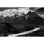 Grand Teton II by Ansel Adams (12"H x  18"W x  1.5"D)