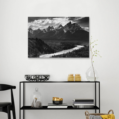 Grand Teton II by Ansel Adams (26"H x  40"W x  1.5"D)