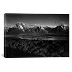 Mt. Moran and Jackson Lake from Signal Hill by Ansel Adams (12"H x  18"W x  1.5"D)