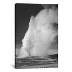 Old Faithful Geyser, Yellowstone National Park by Ansel Adams (18"H x  12"W x  1.5"D)