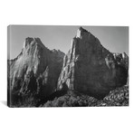 Court of the Patriarchs, Zion National Park by Ansel Adams (12"H x  18"W x  1.5"D)