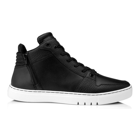 Adonis Mid Sneaker // Black + White (US: 7)
