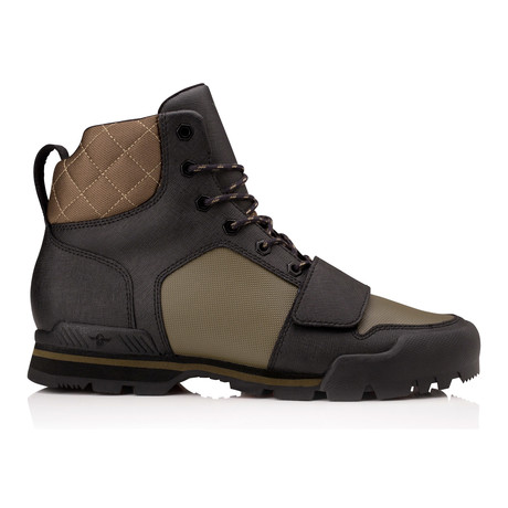 Scotto High-Top Boot // Black + Military (US: 7)