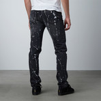 Splatter Jeans // Black (34WX32L)