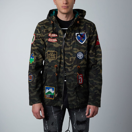 Patches Jacket // Camo (S)