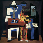 Three Musicians by Pablo Picasso (12"H x 12"W x 1.5"D)