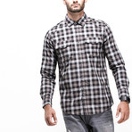 Checked Western Shirt // Storm (M)