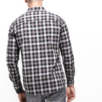 Checked Western Shirt // Storm (2XL)