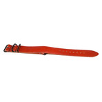 DaLuca NATO Watch Strap // Red Glace Latigo + PVD Buckle (20mm)