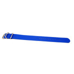 DaLuca Ballistic Nylon NATO 1 Piece Watch Strap // Blue + Matte Buckle (18mm)