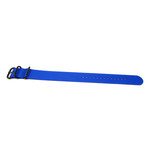 DaLuca Ballistic Nylon NATO 1 Piece Watch Strap // Blue + PVD Buckle (18mm)