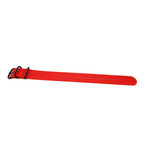 DaLuca Ballistic Nylon NATO 1 Piece Watch Strap // Red + PVD Buckle (18mm)