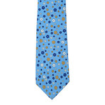 Silk Tie // Blue + Yellow Floral