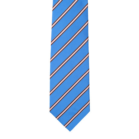 Silk Tie // Blue Stripe