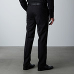 Pierre Balmain // Two Piece Suit // Textured Black (Euro: 46)