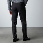 Pierre Balmain // Two Piece Suit // Textured Dark Grey (Euro: 46)