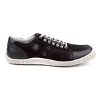 Lucky Dog Low-Top Leather Sneaker // Black (US: 7)