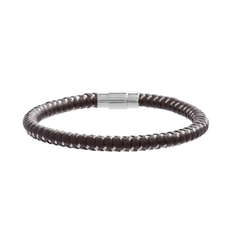 John Leather + Wire Bracelet