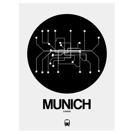 Munich Subway Map (Orange)