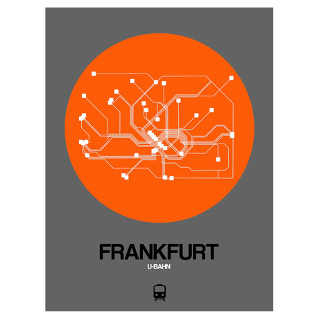 Frankfurt Subway Map (Orange)