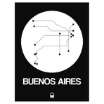 Buenos Aires Subway Map (Orange)