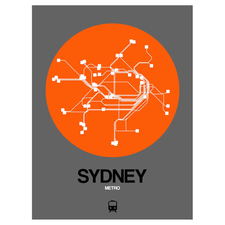 Sydney Subway Map (Orange)