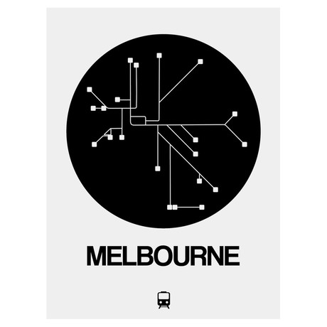 Melbourne Subway Map (Orange)