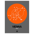 Vienna Subway Map (Orange)