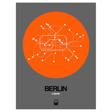Berlin Subway Map (Orange)