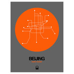 Beijing Subway Map (Orange)