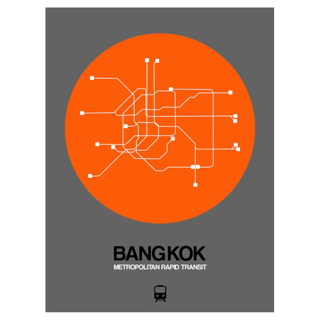 Bangkok Subway Map (Orange)