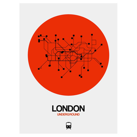 London Subway Map (Orange)