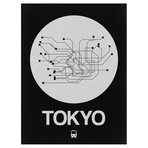 Tokyo Subway Map (Black)