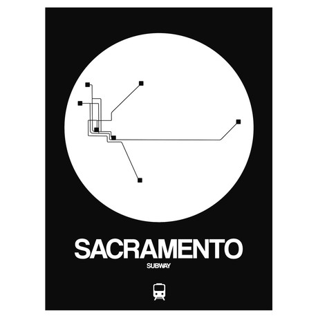 Sacramento Subway Map (Orange)