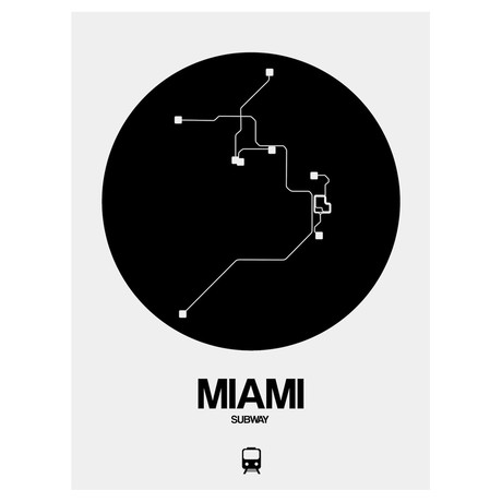 Miami Subway Map (Orange)