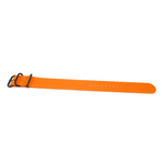 DaLuca Ballistic Nylon NATO 1 Piece Watch Strap // Orange + PVD Buckle (18mm)