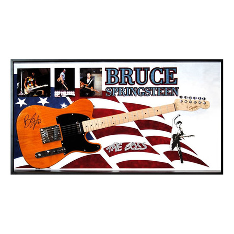 Bruce Springsteen Signed Guitar