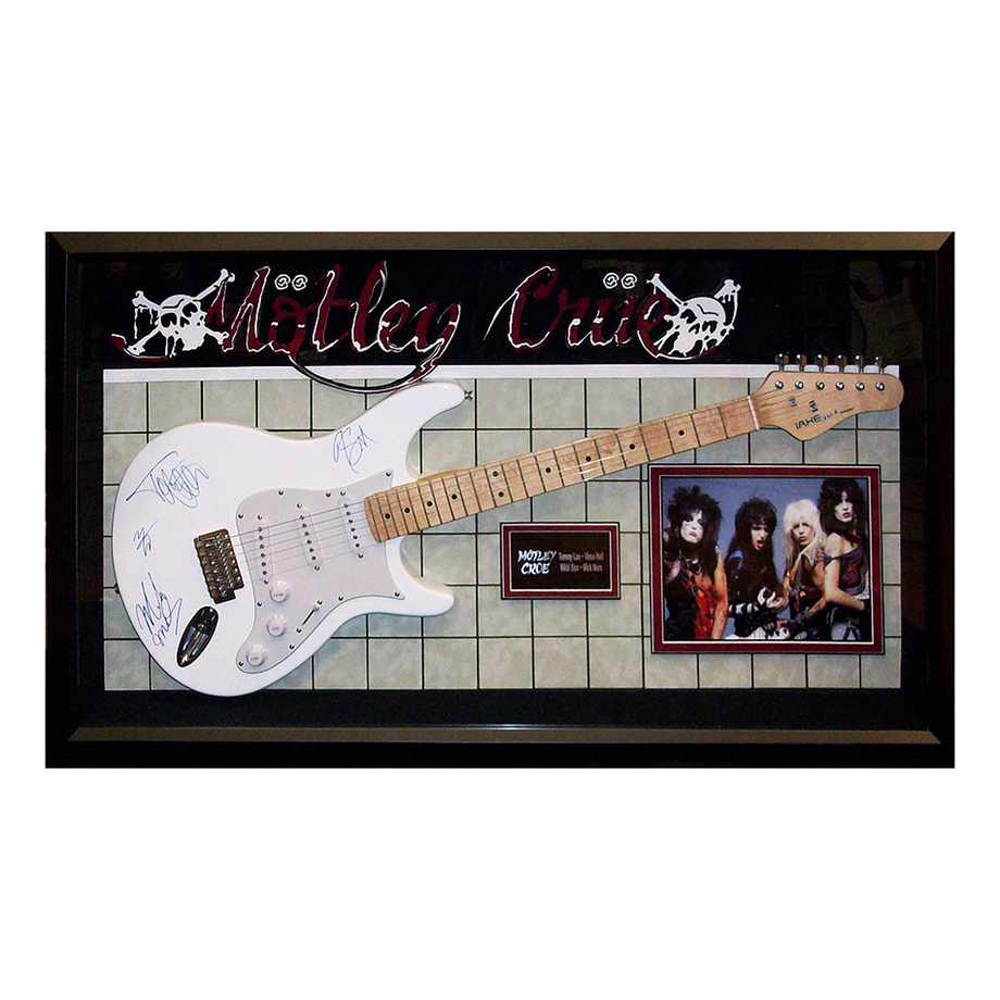 Rock and Roll Memorabilia Authentic Signed Guitars + Albums Touch