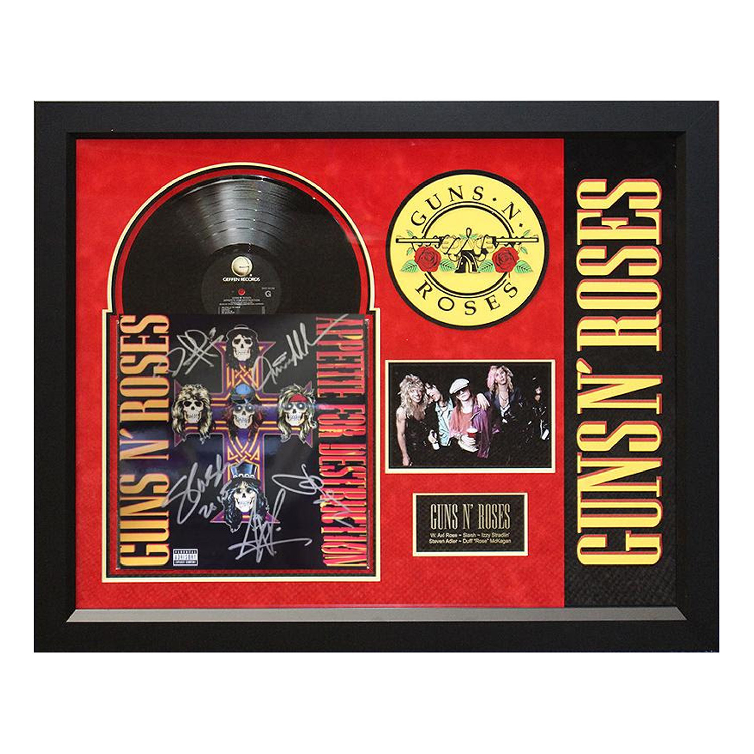 Guns N Roses Signed Album Rock And Roll Memorabilia Touch Of Modern