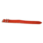 DaLuca NATO Watch Strap // Red Glace Latigo + Matte Buckle (20mm)