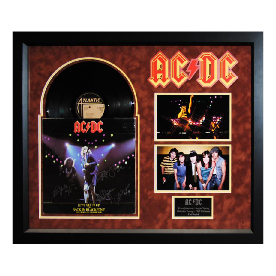 limited edition ac dc memorabilia