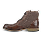 Forest Side Zip Lace Up Boot // Deep Hickory + Deep Natural (US: 10.5)