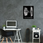 Star Wars Classic Ships // TIE Fighter (16"W x 20"H x 1.25"D)